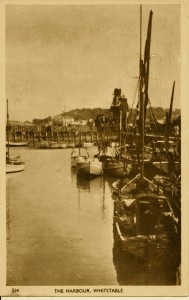 Whitstable Post Card - The harbour - Version 2